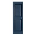 Mr Mxyzptlk Perfect Shutters IR521539004 Premier Raised Panel Exterior Decorative Shutters; Bedford Blue - 15 x 39 in. IR521539004